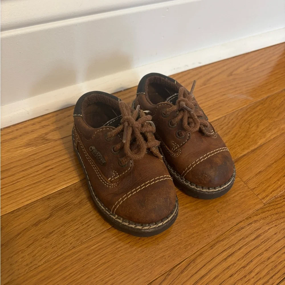 Vintage OshKosh vB'gosh Brown Dress Shoes for Kids